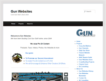 Tablet Screenshot of gunwebsites.com